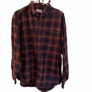 L.L. Bean Vintage Northwoods Long Sleeve Flannel Button Down Men’s Size L